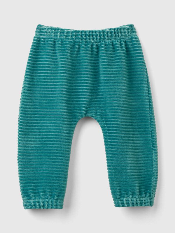 Pantalón de chenilla con bordado Recién nacidos