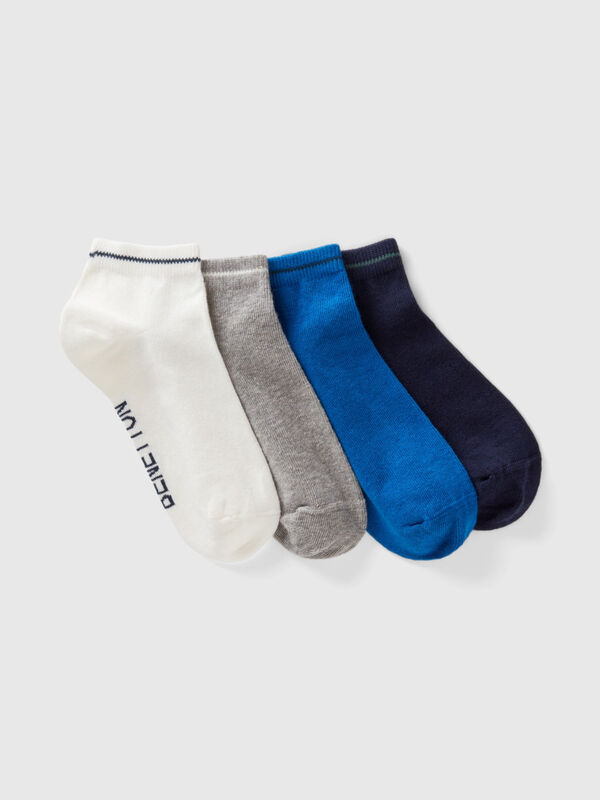 Pack de calcetines cortos de algodón orgánico mixto Niño