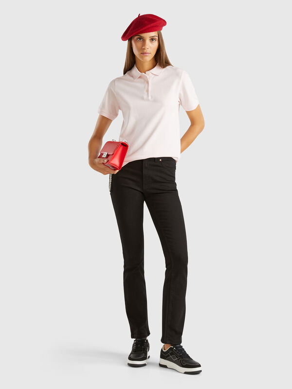 Vaqueros bootcut en mezcla de algodón reciclado Mujer