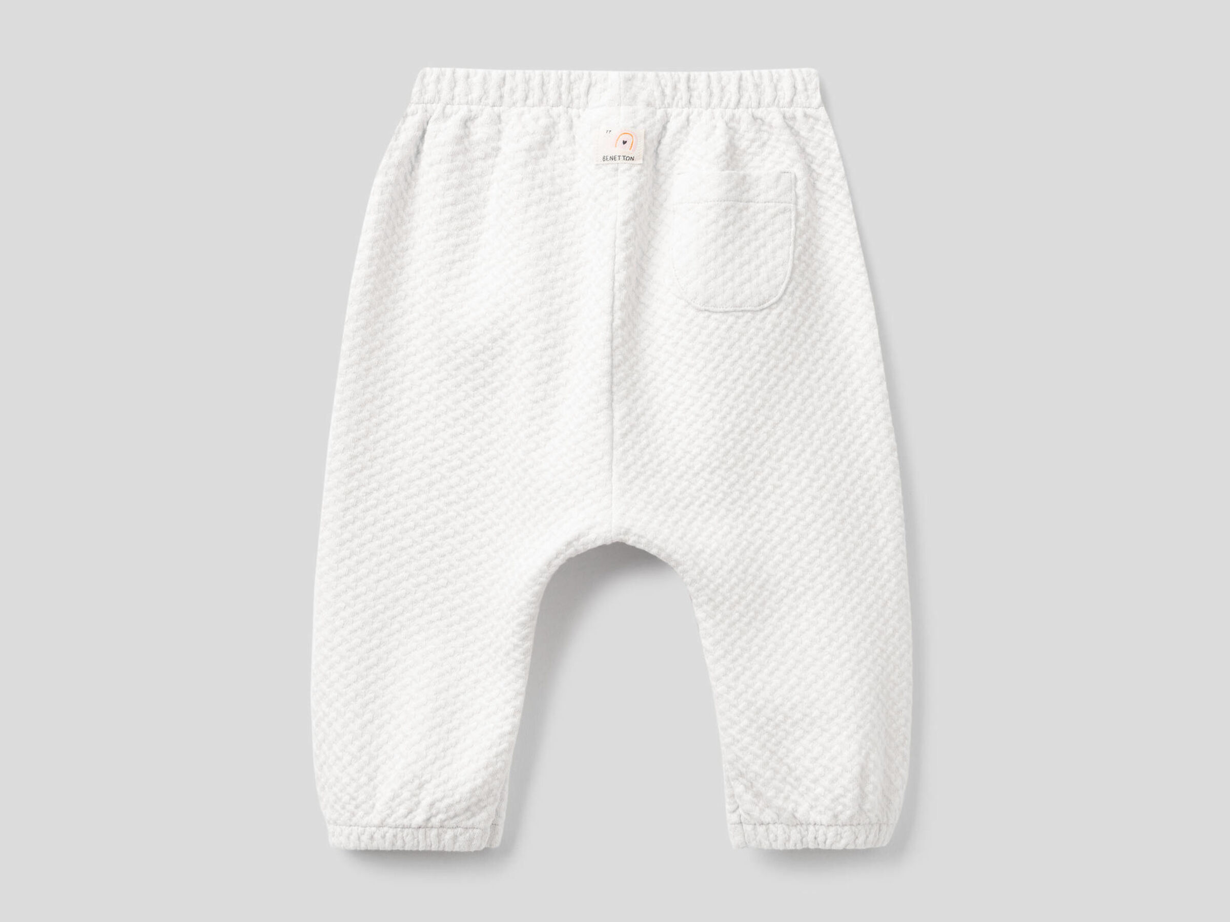 Pantalón de algodón orgánico elástico labrado image number null