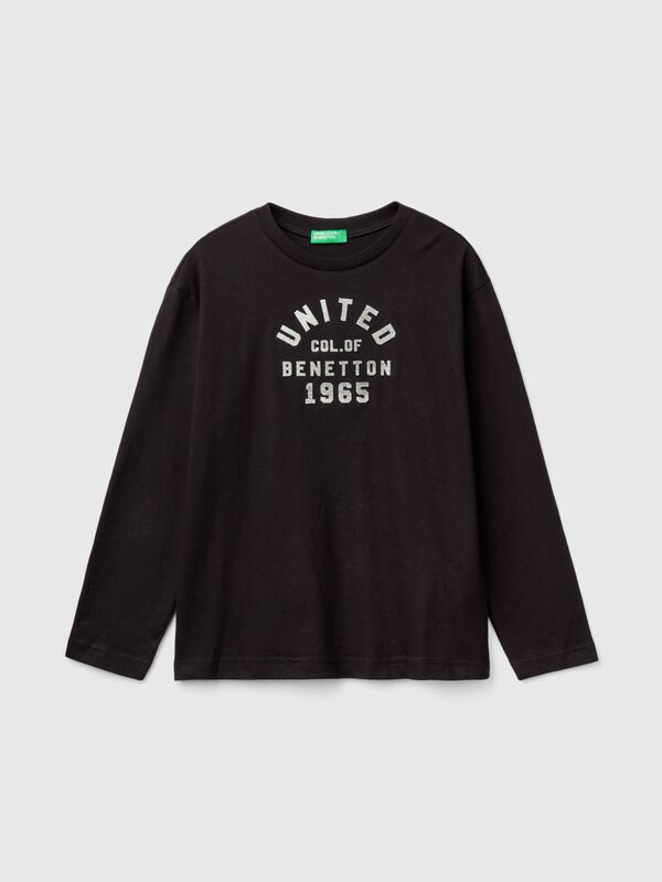 Camiseta con bordado de logotipo Niño