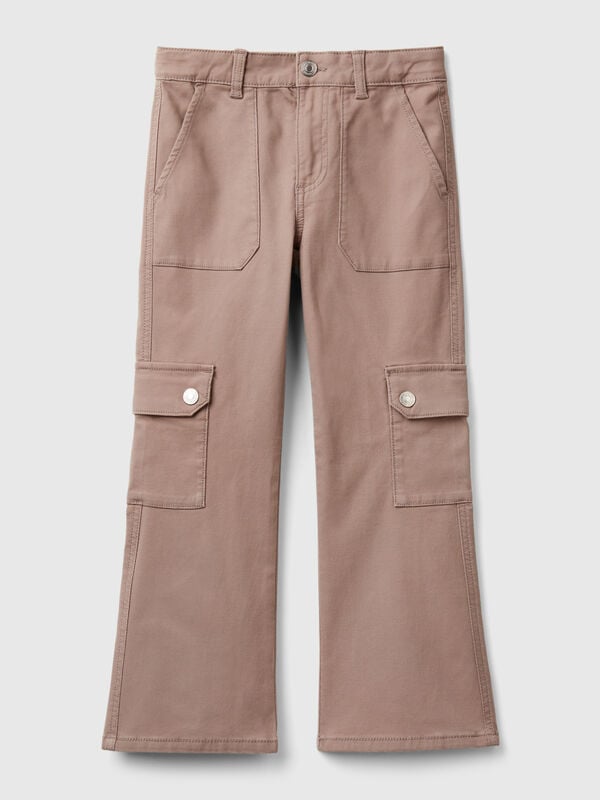 Pantalón cargo acampanado Niña