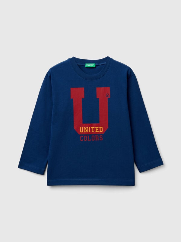 Camiseta de algodón  con estampado Niño