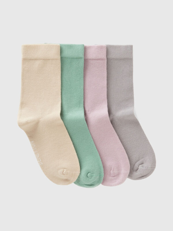 Pack de calcetines de algodón mixto orgánico elástico Niño