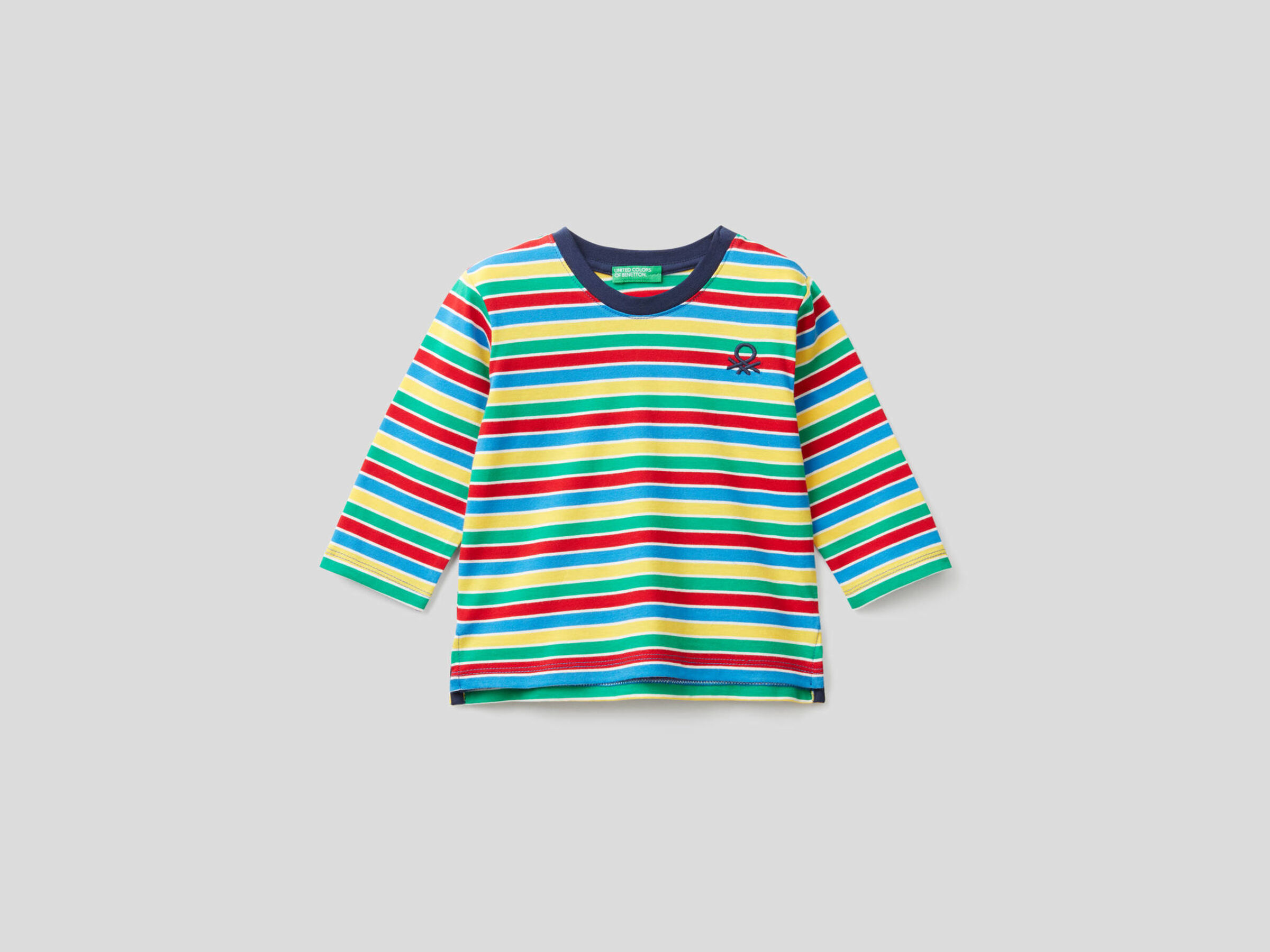 Camiseta de rayas de algodón orgánico image number null