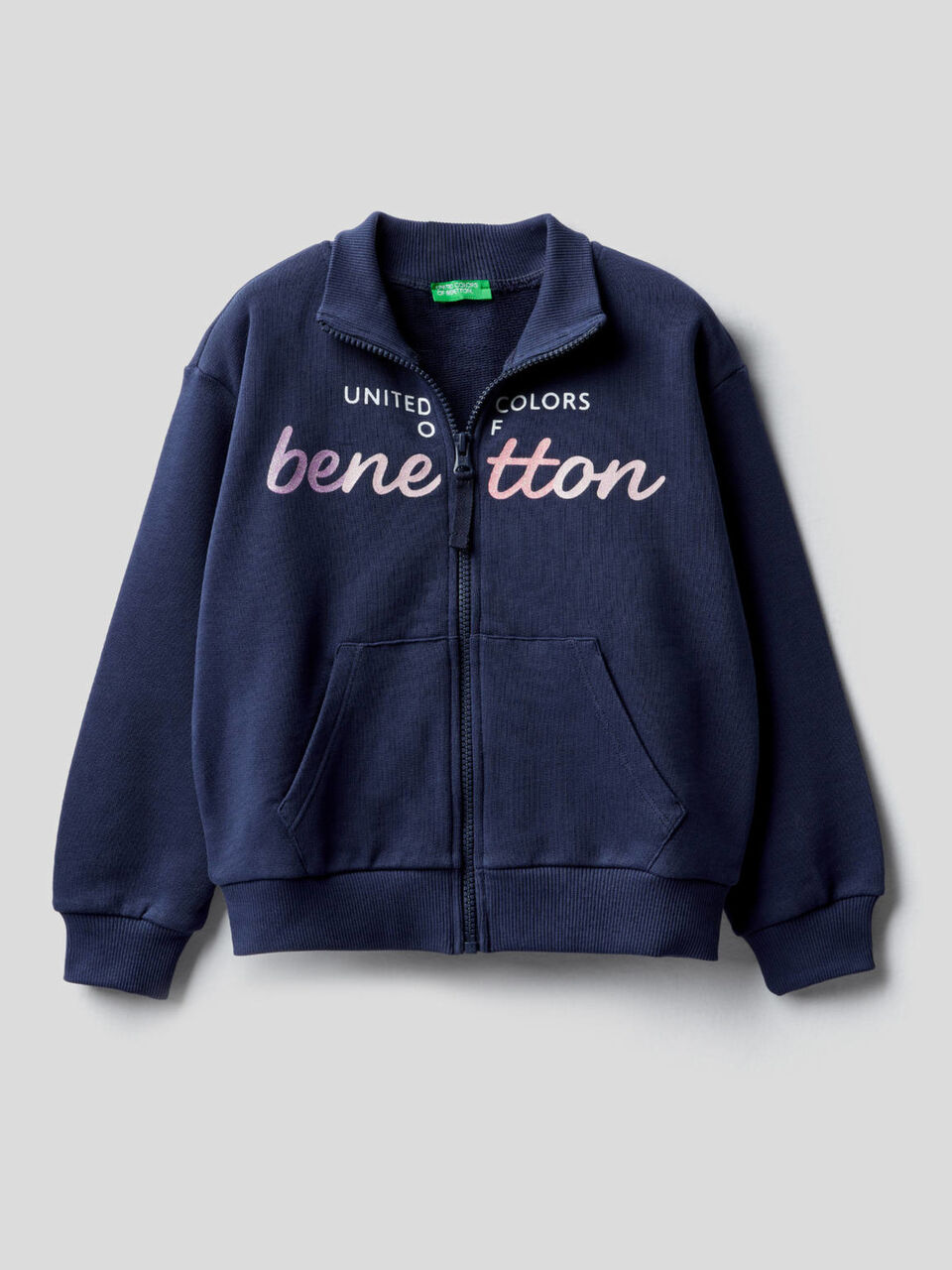 Sudadera de 100 % algodón con cremallera image number 1