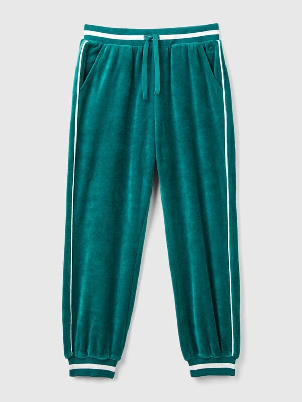Pantalón de chenilla con cordón de ajuste Niña