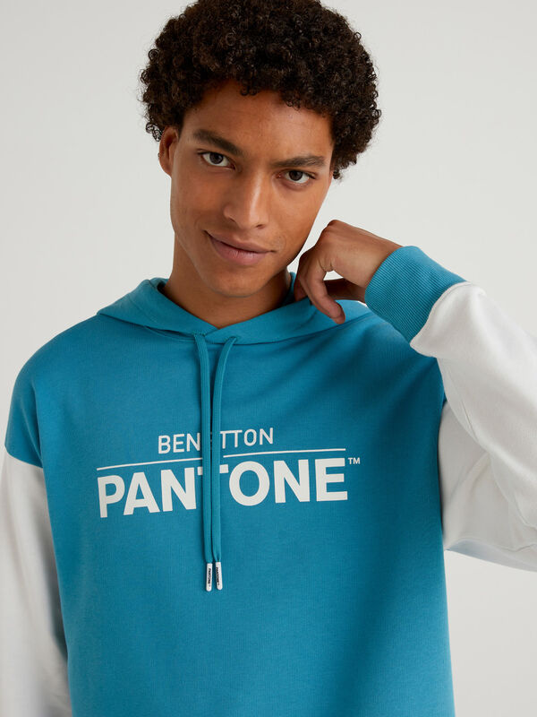 Sudadera azul BenettonxPantone™ Hombre