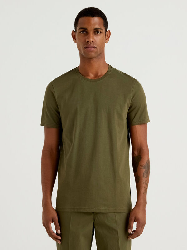 Camiseta verde militar Hombre
