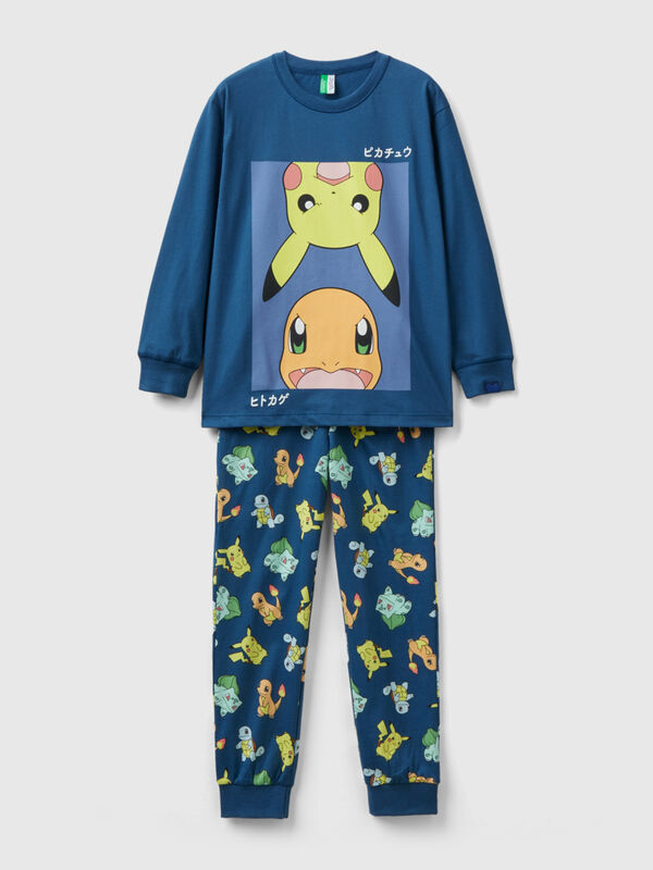 Pijama cálido con estampado de Pokémon Niño