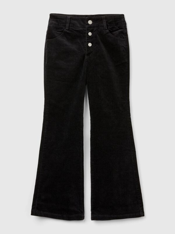 Pantalón de terciopelo evasé Niña