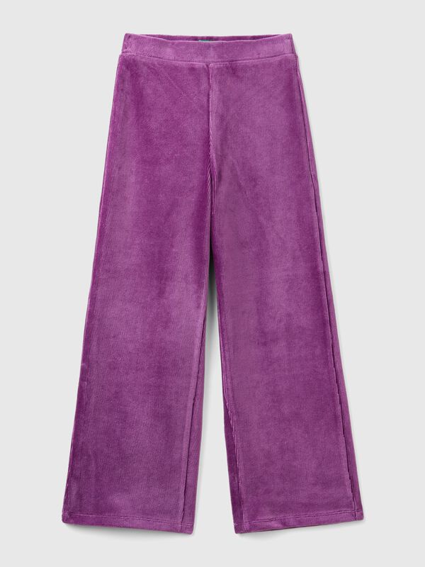 Pantalón amplio de chenilla Niña