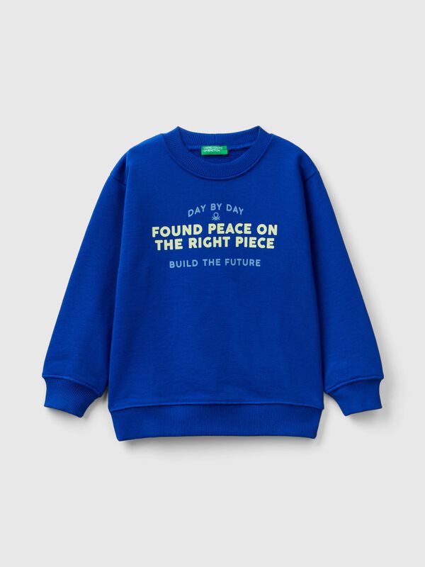 Sudadera de cuello redondo con estampado Niño