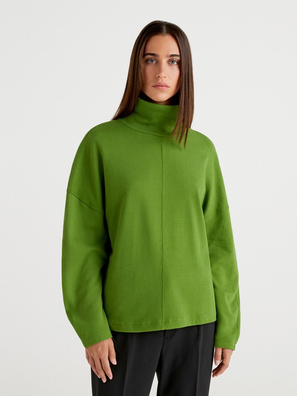 Sudaderas Mujer sin Capucha Colecci n 2024 Benetton