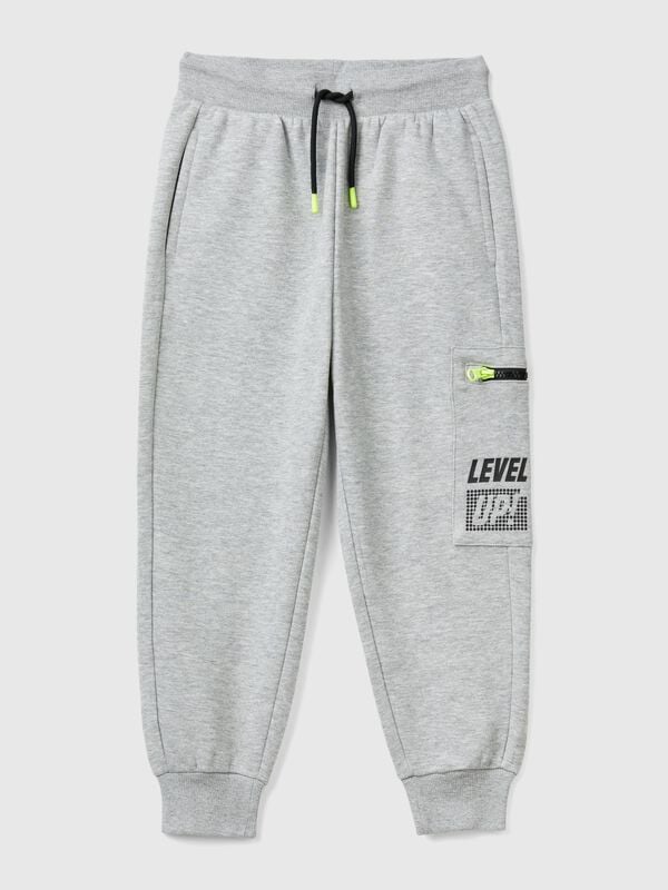 Joggers gamer de algodón mixto Niño