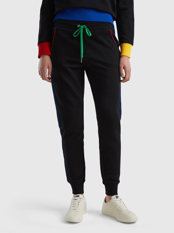 Pantalón jogger con cordón Mujer