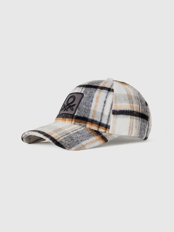 Gorra de béisbol de tartán Hombre