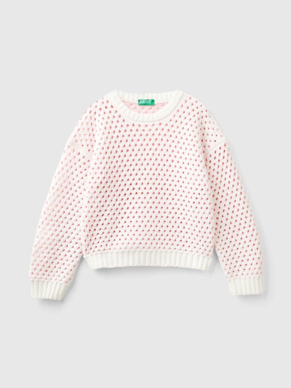 Jersey boxy fit de chenilla Niña