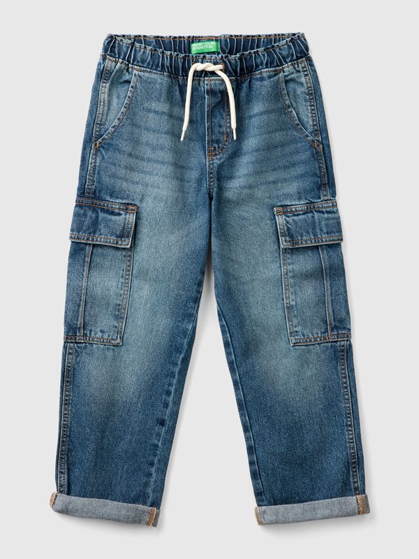 Vaqueros cargo loose fit Niño