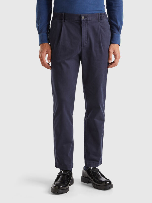 Chinos de algodón elástico Chinos de algodón elástico Hombre