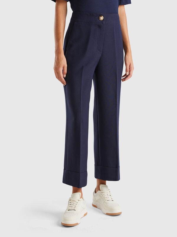 Pantalón con vuelta Pantalón con vuelta Mujer