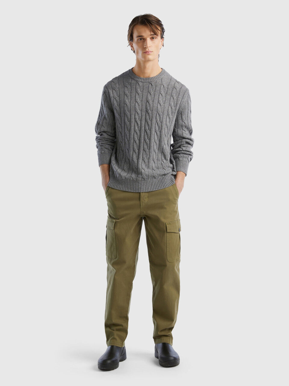Pantaloni uomo benetton on sale