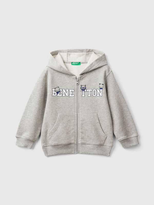 Sudadera con logotipo y capucha Niño
