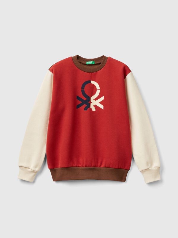 Sudadera cálida con logotipo Niño