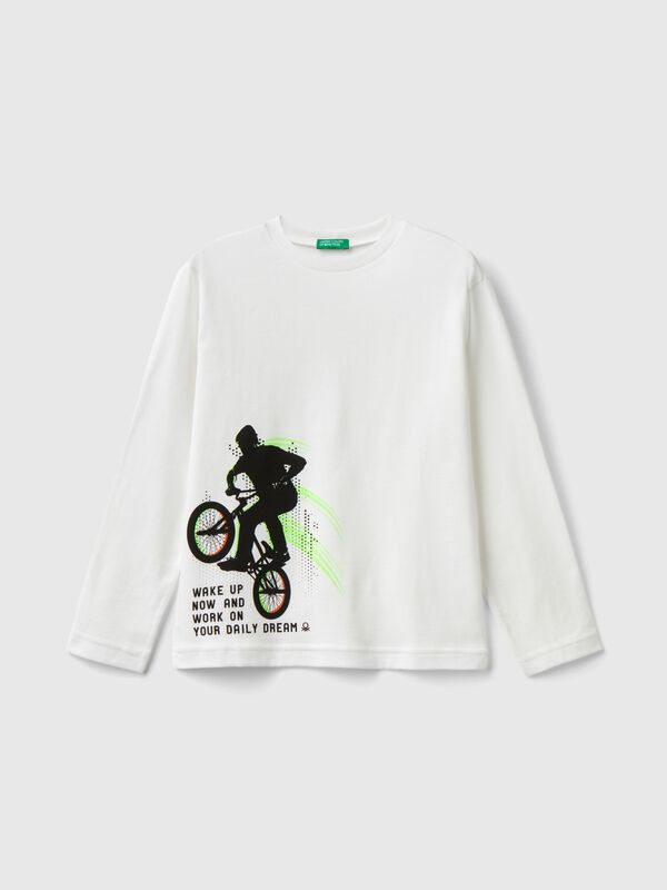Camiseta de manga larga con estampado Niño