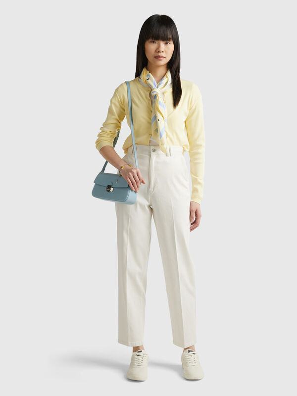 Pantalones chinos de algodón y Modal® Mujer