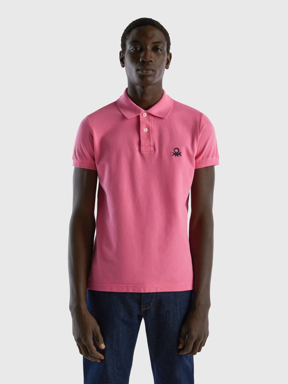 Polo fucsia hombre sales
