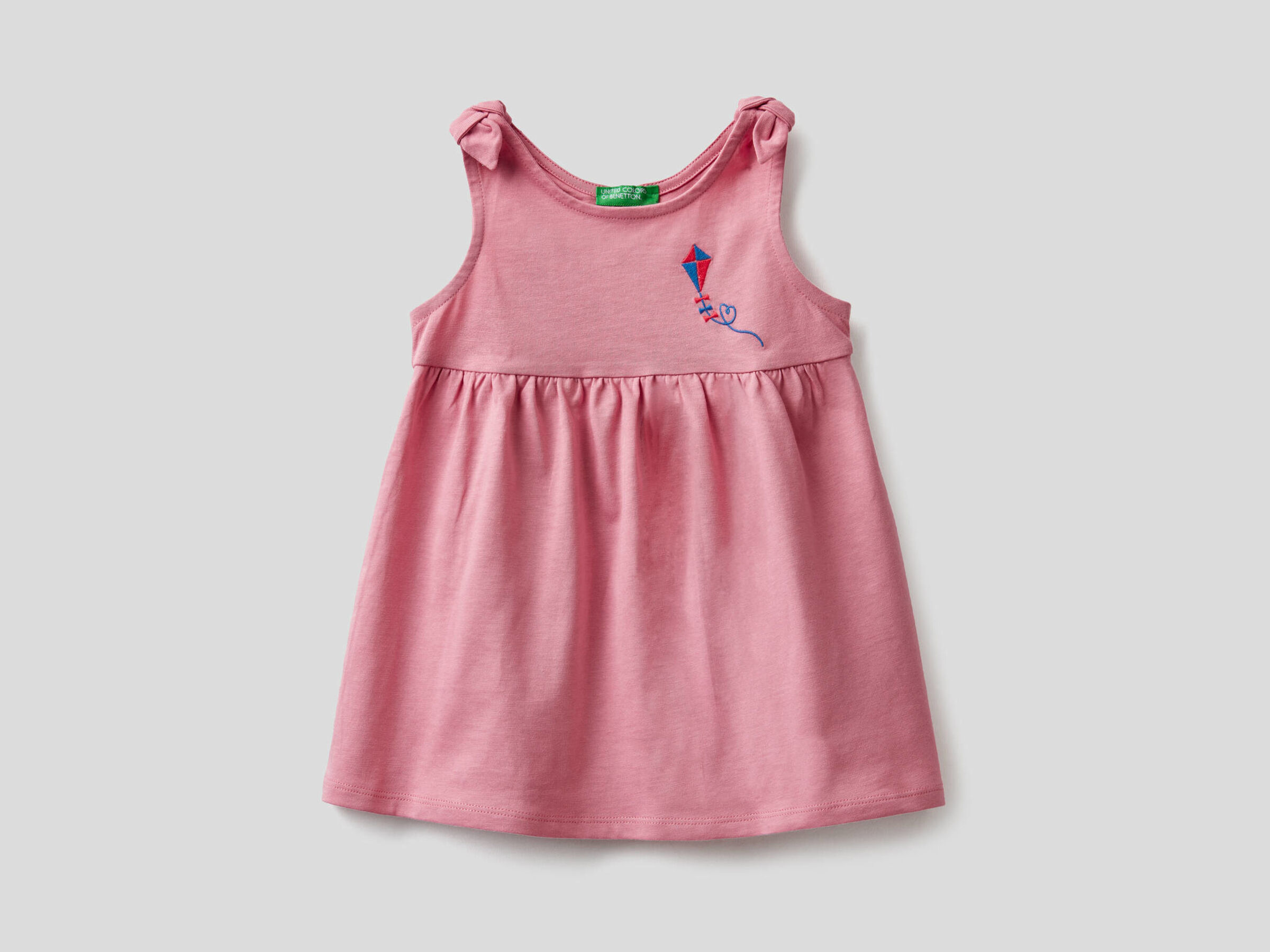 Vestido evasé con bordado image number null