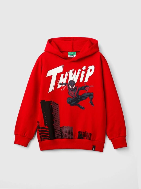 Sudadera roja ©Marvel de Spiderman con capucha Niño