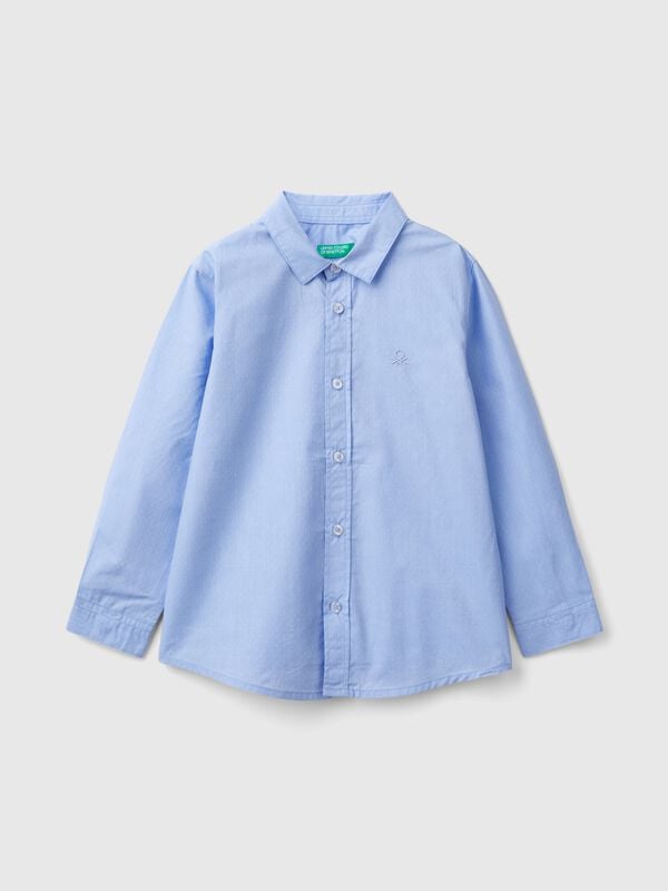 Camisa clásica de 100 % algodón Niño
