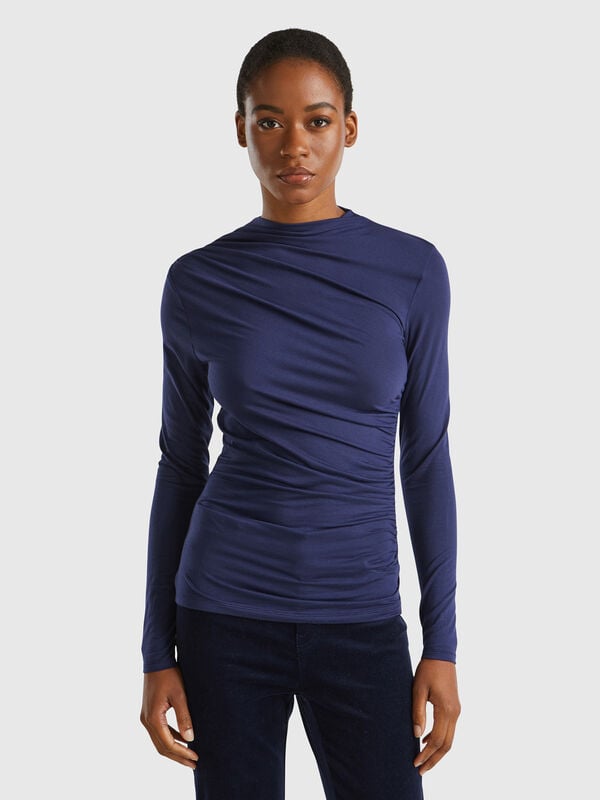 Camiseta slim fit de Modal® elástico Mujer