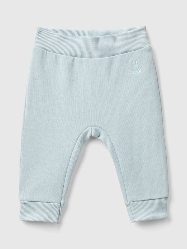 Pantalón de felpa de algodón orgánico Recién nacidos