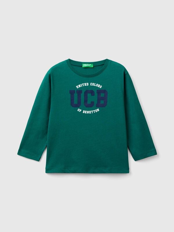 Camiseta de manga larga de algodón orgánico Niño