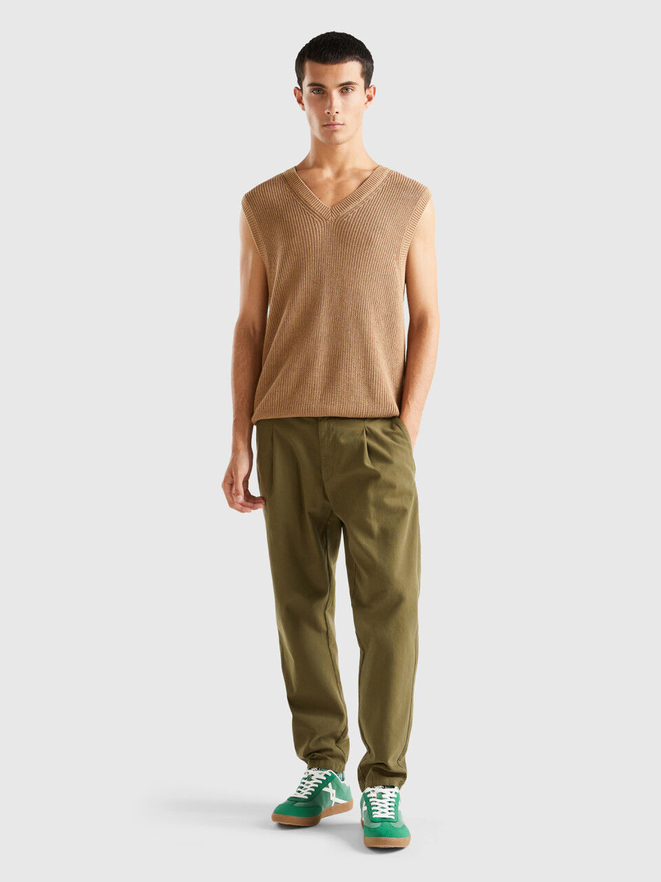 Pantalones benetton hombre online