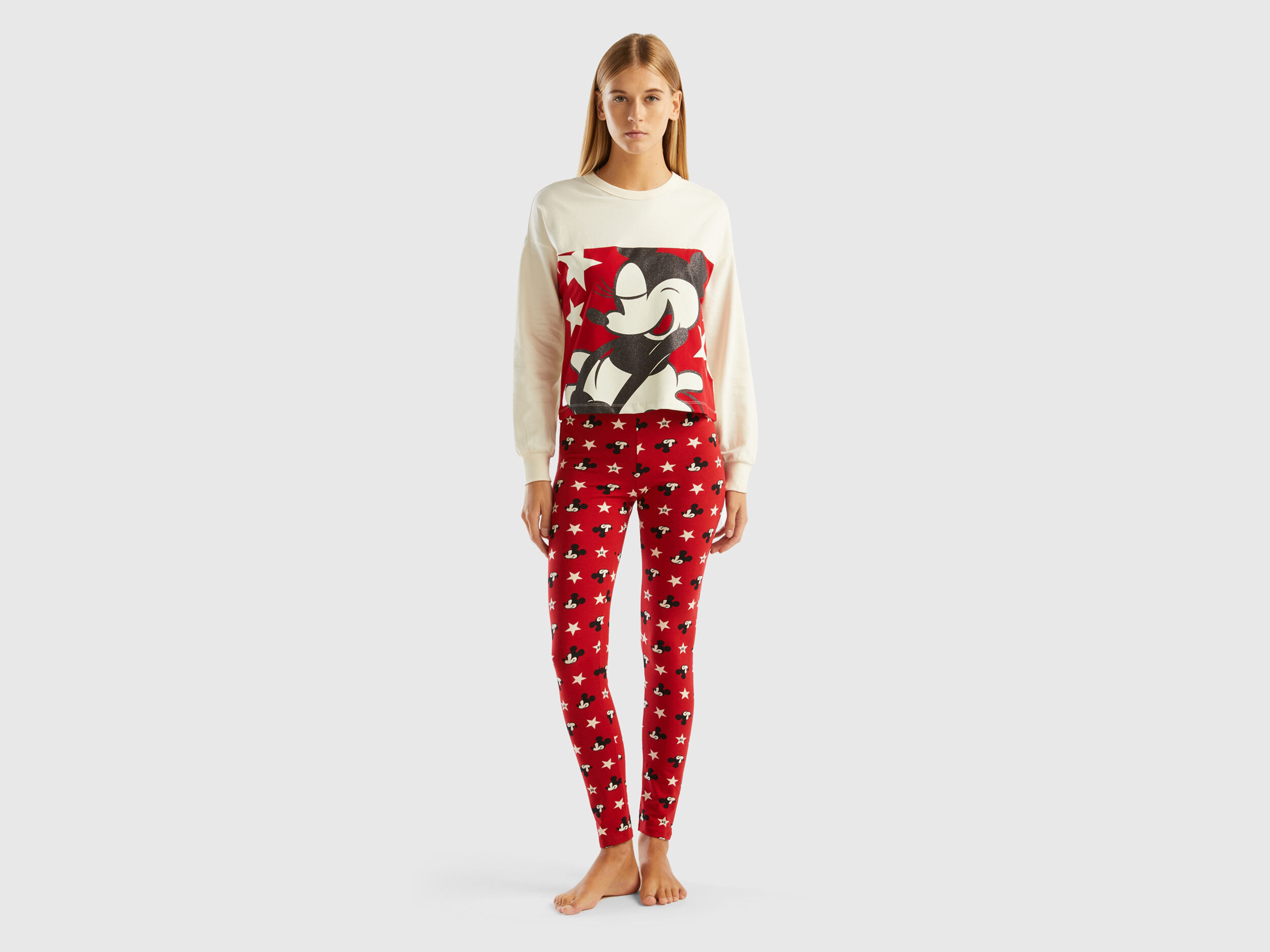 Mickey mouse christmas leggings hotsell