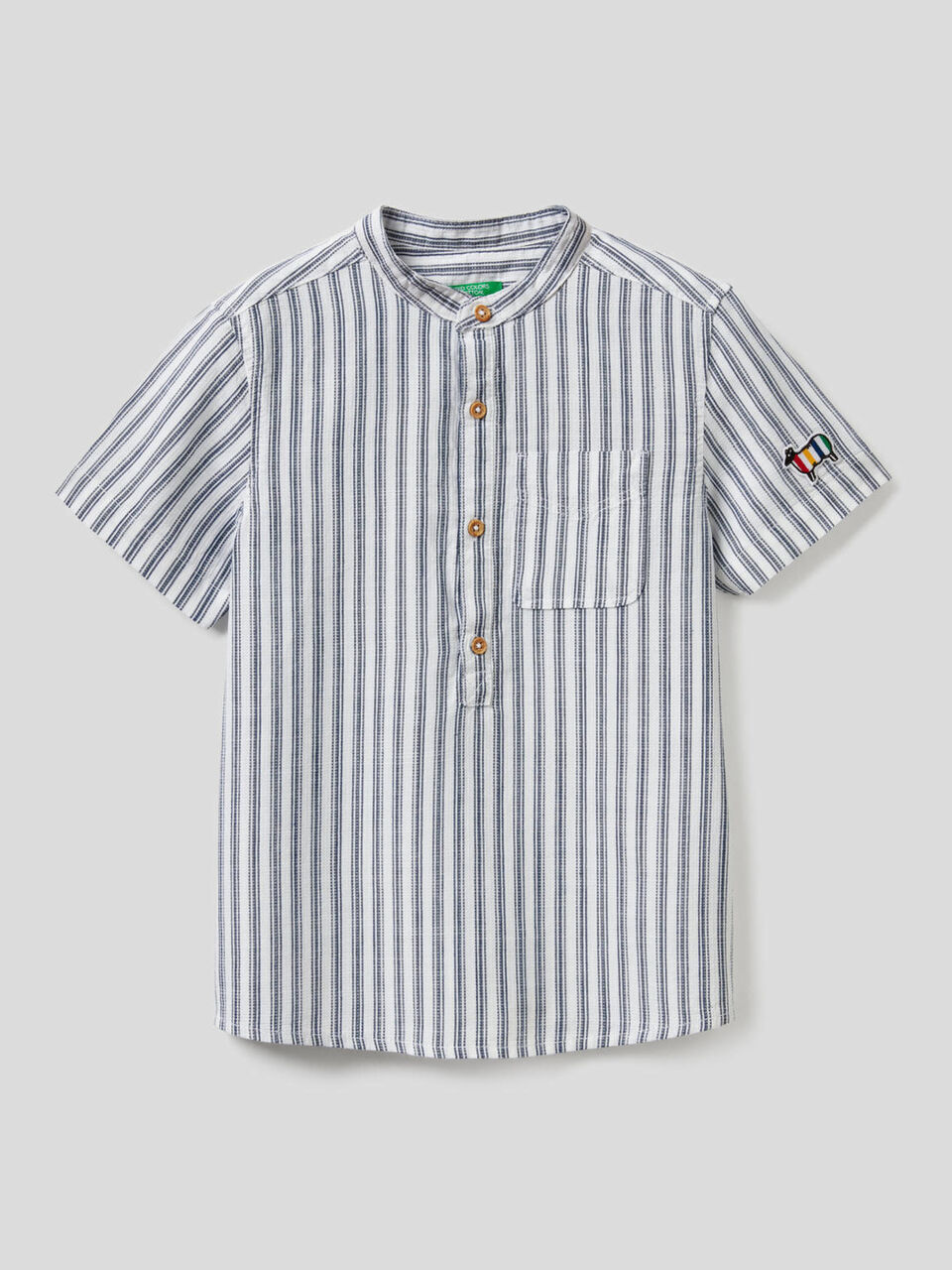 Camisa de manga corta de 100% algodón image number 1