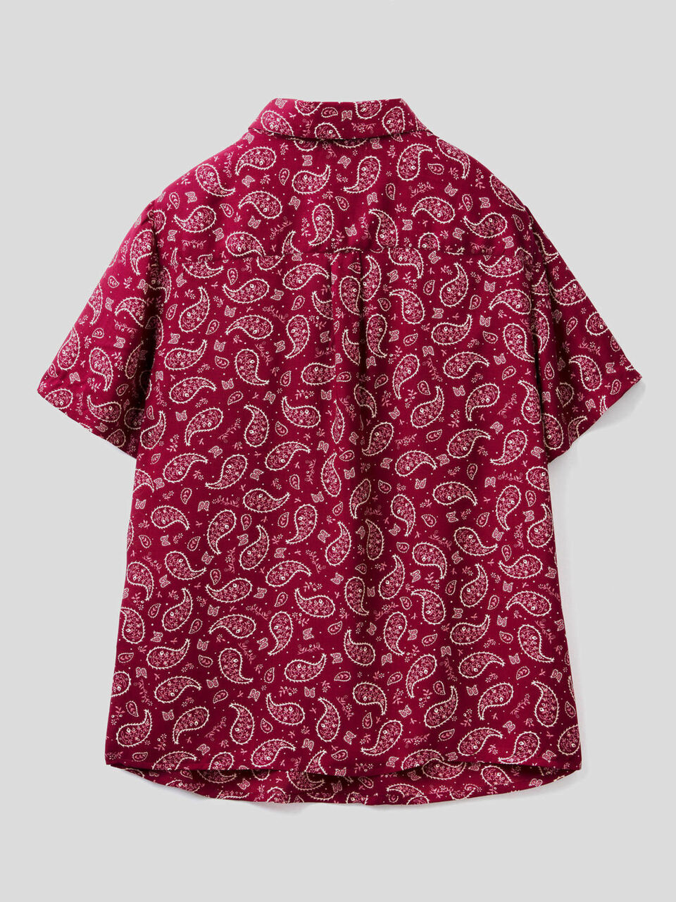 Camisa de manga corta con escote de pico image number 2
