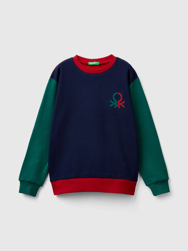Sudadera con estampado de logotipo Niño