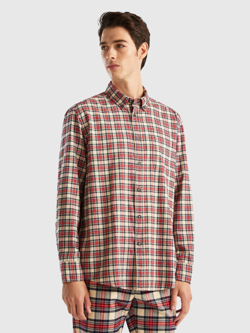 Camisas Hombre Basicas de Cuadros Modernas