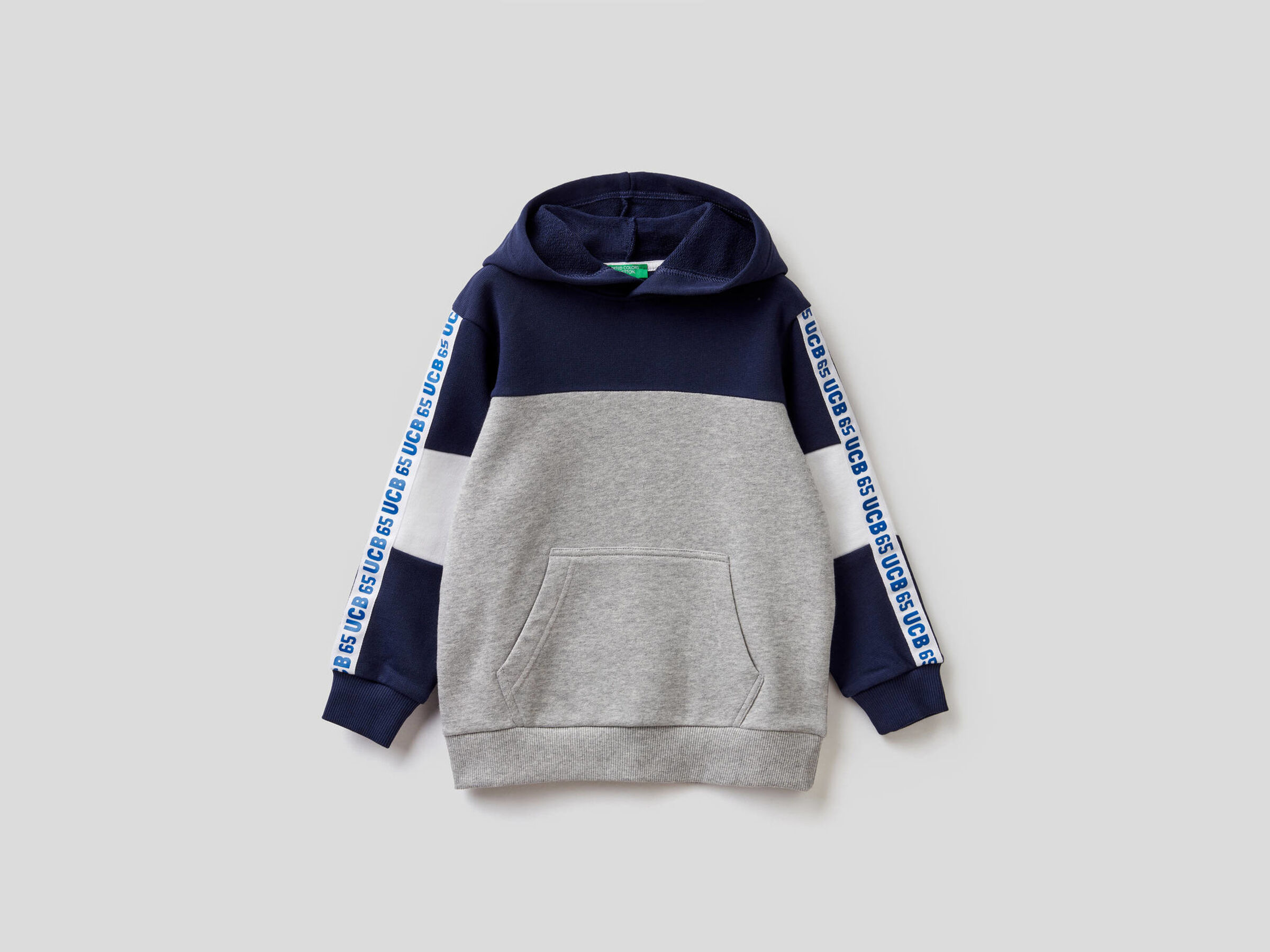 Sudadera color block de algodón 100 % image number null