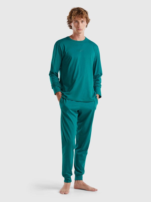 Pantalón con elástico con logotipo Hombre