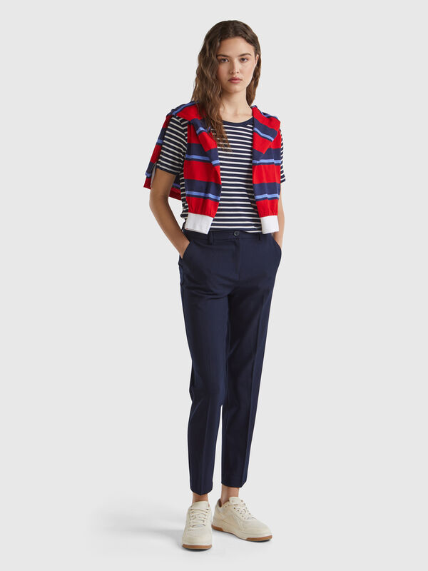 Pantalones en tejido  Mujer