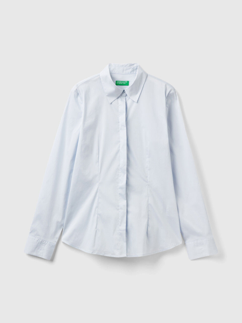Camisa blanca benetton discount
