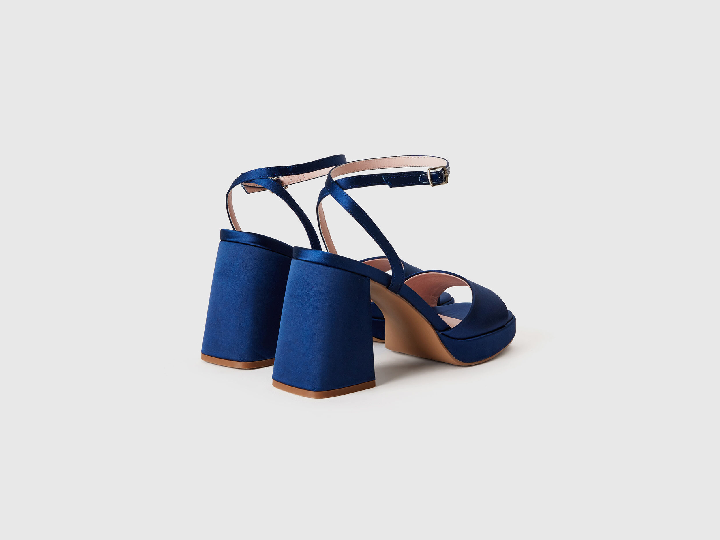 Sandalias azules plataforma store