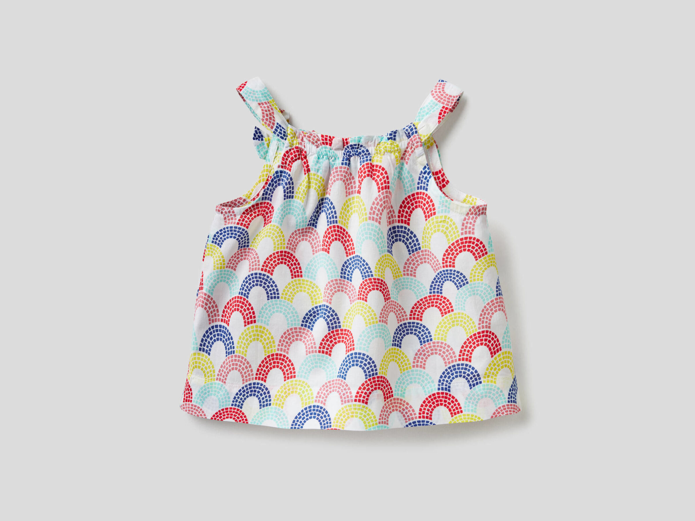 Blusa estampada de 100% algodón image number null