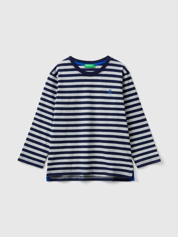 Camiseta de rayas de 100 % algodón Niño